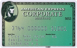 AMEX Corporate Meeting Credit Card